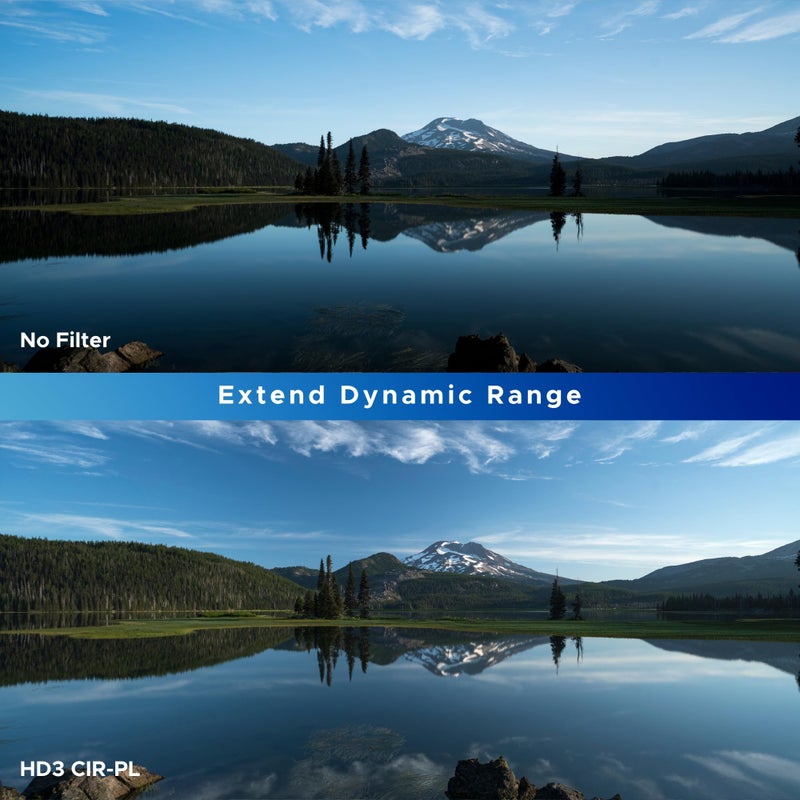 Hoya HD3 HRT Circular Polarizer - 58mm - Re-Certified for 100MP+ Cameras with Ultra-Hard Nano Coating Technology and High Rate Transmission Film - Stain Resistant and Waterproof Filter - Image 5